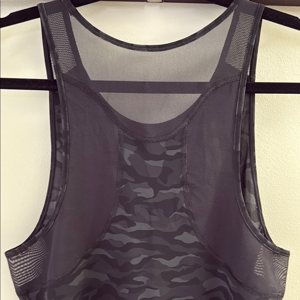 Lululemon Camo and Mesh Tank Top